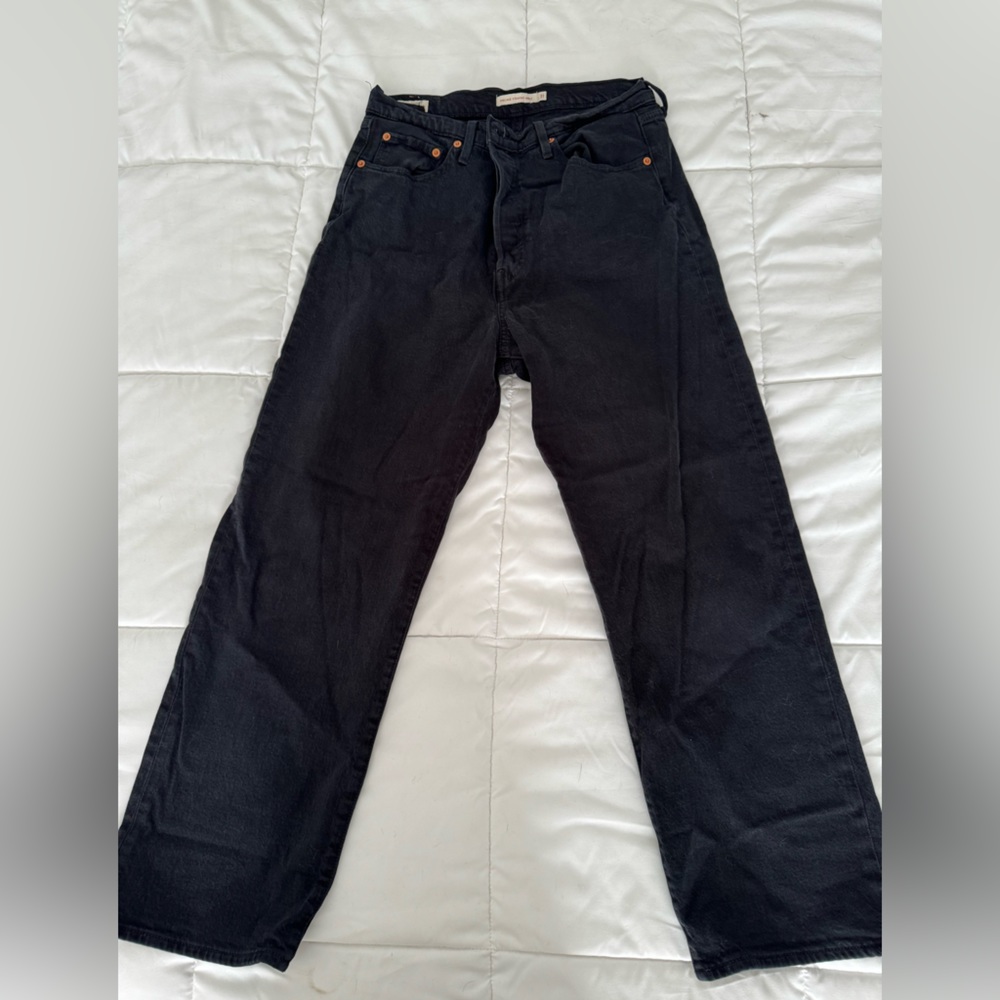 Levi’s Ribcage Straight Ankle black jeans